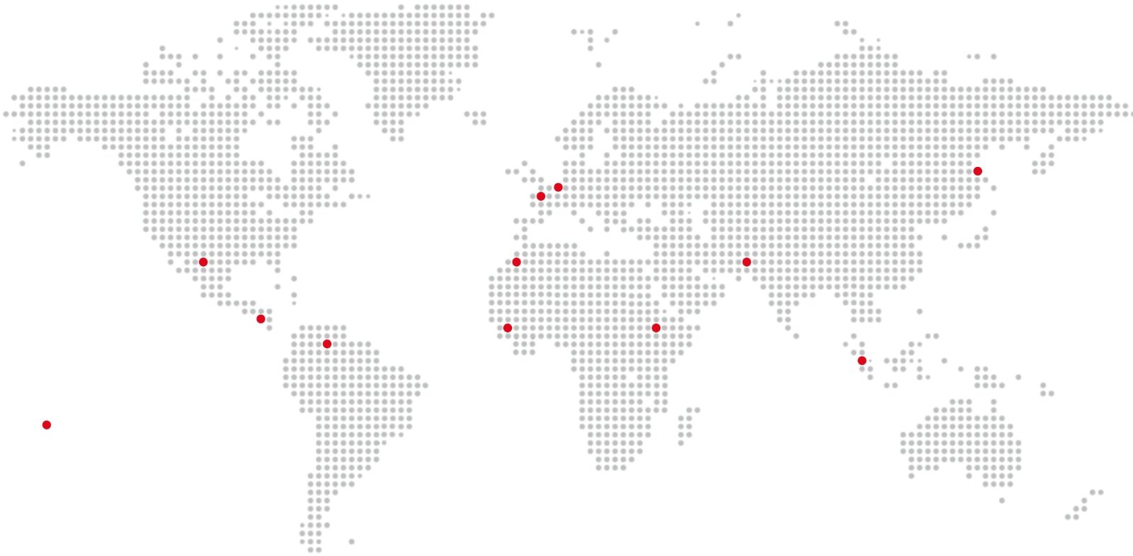 Carte du monde des chantiers internationaux EuropAmiante